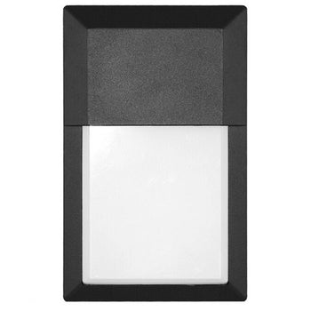 12W 3000K Mini LED Wall Pack 1000 Lumens 120V EOL-WL01BLK-1030e