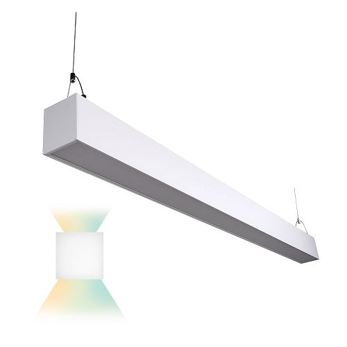 50W 4ft White LED  Down Light & Suspended Up Gen2 30K/40/50K 120-277V EUD4-50W103sw-W