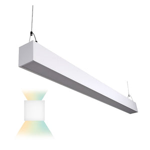 50W 4ft Silver LED & Down Light Suspended Up Gen2 30K/40/50K 120-277V EUD4-50W103sw-S