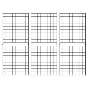 Portable Grid Panels Econoco B2X5 (Pack of 3)