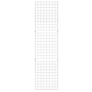 Portable Grid Panels - Chrome Econoco C2X8 (Pack of 3)