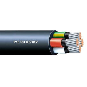 3 Cores 10 mm² RU P18 0.6/1KV Flame Retardant LV Power and Lighting Offshore Cable