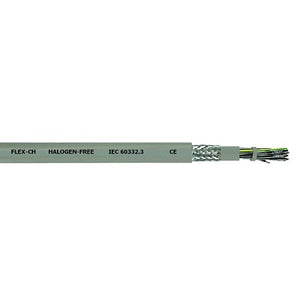 4 AWG 4 Cores 200/26 Stranded FLEX-CH BC Shielded Halogen-Free Power And Control Cable 1810404