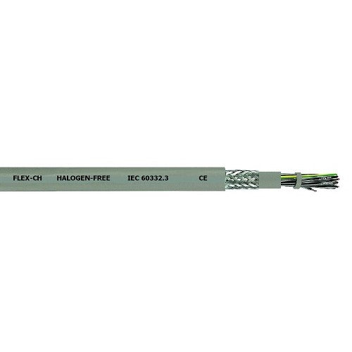 20 AWG 4 Cores 16/32 Stranded FLEX-CH BC Shielded Halogen-Free Power And Control Cable 1812004