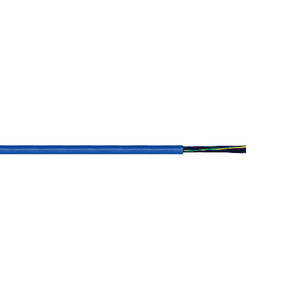 16 AWG 4 Cores 30/30 Stranded FLEX-IS-JZ BC Intrinsically-Safe W/Grnd PVC Blue Jacket Control Cable 1931604