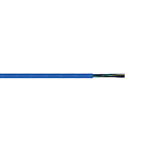 17 AWG 25 Cores 32/32 Stranded FLEX-IS-JZ BC Intrinsically-Safe W/Grnd PVC Blue Jacket Control Cable 1931725