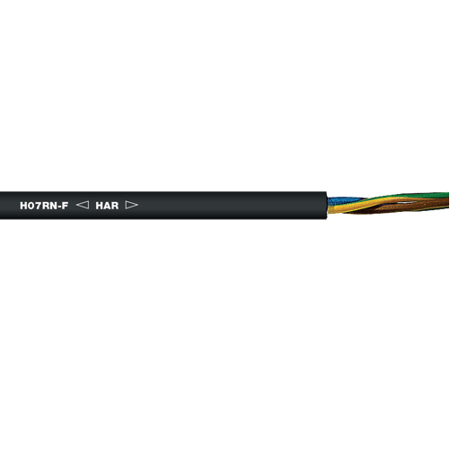 12 AWG 2 Cores H07RN-F BC Rubber/Neoprene Heavy-Duty Flexible Cable 4101202