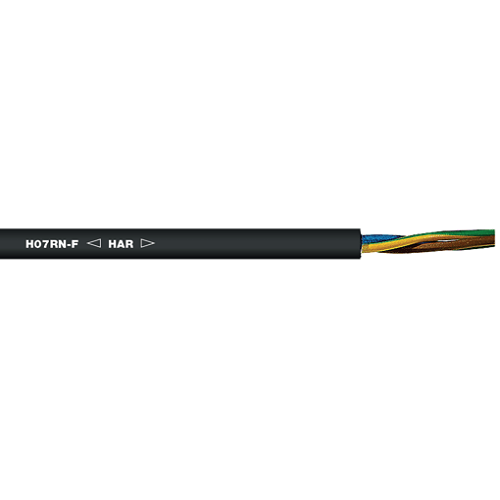 300 MCM 4 Cores H07RN-F BC Rubber/Neoprene Heavy-Duty Flexible Cable 4103004