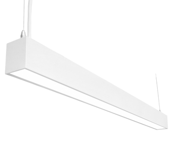 Aeralux Spinel Tunable 8ft 100-Watts 3000K CCT Silver Linear Architectural Light