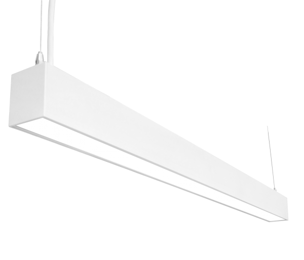 Aeralux Spinel Tunable 8ft 100-Watts 3000K CCT Silver Linear Architectural Light