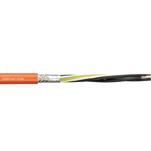 Igus CF886-160-04 6 AWG 4C Stranded Bare Copper Shielded TC Braid PVC 1000V Chainflex CF886 Motor Cable