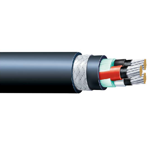 2 Cores 185 mm² JIS C 3410 0.6/1KV (FA-)DPYC Shipboard Flame Retardant Power Cable