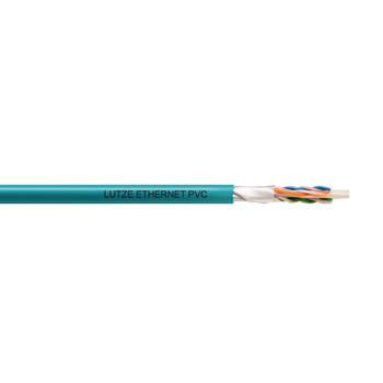 LUTZE ETHERNET Light Industrial Duty PVC Ethernet/Ethernet IP Cable