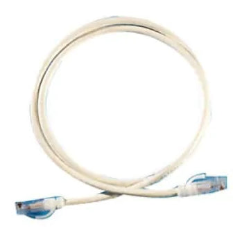 Clarity 6 Modular Patch Cord, White, 15’, Category 6, Four-pair UTP Stranded 24 AWG PVC/CM ORTRONICS - MC615-09