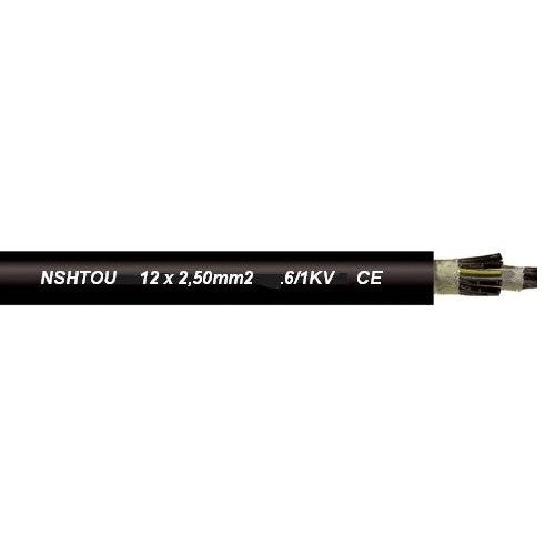 4 AWG 4 Cores 200/26 Stranded NSHTÖU TC VDE Neoprene Pendant Drum and Reeling Cable 7200404