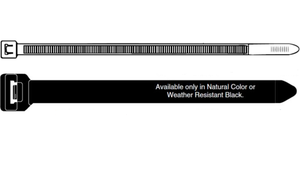 TIEN-DAMCT370-6.3L 14.5" Length 0.24" Width Nylon 66 Cable Locking And Lashing Ties