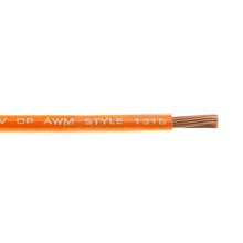 Waytek WN12 12 AWG 1C 19/25 Stranded Bare Copper Unshielded UL 1452 THHN/THWN MTW 1316 Hook-Up Wire