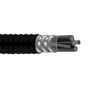 14/4 Stranded Copper Mini-Split Type MC Metal-Clad PVC Jacket Cable