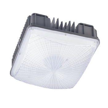 LED Canopy Light 50W 50K 100-277VAC BLACK 5,500 Lumens