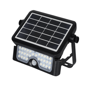 Solar LED Flood Light with PIR Sensor 5W 40K 360 degrees adjustable