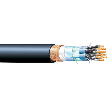 TFOI(IC)4P20AWG(0.75MM2) 20 AWG 4 Pairs 250V Shipboard Flame Retardant Copper Wire Braid Shield AL/PS Tape Screened Cable