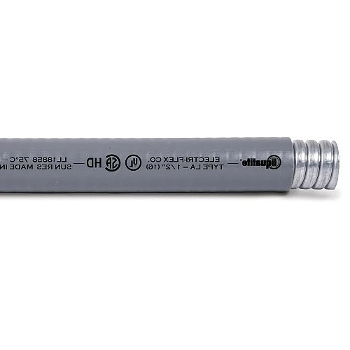 2 1/2" Trade Electri Flexible Conduits Galvanized Steel Type LA Liquidtight Jacket PVC