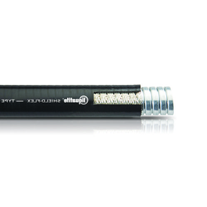 Electri Flexible Conduits Shield Galvanized Steel Type HFSLA Liquidtight Jacket Zero Halogen PUR