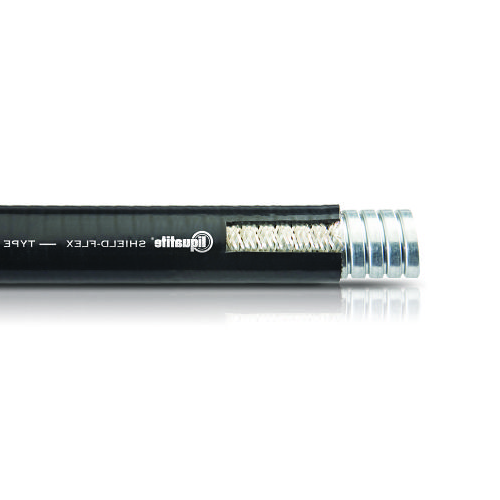Electri Flexible Conduits Shield Galvanized Steel Type HFSLA Liquidtight Jacket Zero Halogen PUR