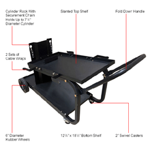 Universal MIG Cart w/ Handle Metal Man UWC2XL