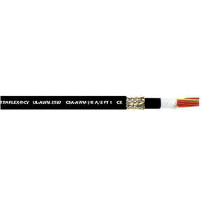 20 AWG 3 Cores ULTRAFLEX-R-CY BC UL/CSA/CE Shielded TC Braid Heavy-Duty PVC Robotic Cable 2512003