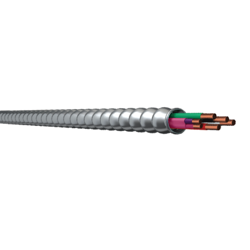 16-2C 1TPJ 10-2C Solid Copper MC Lite Luminary Aluminum Interlocked Armored Cable