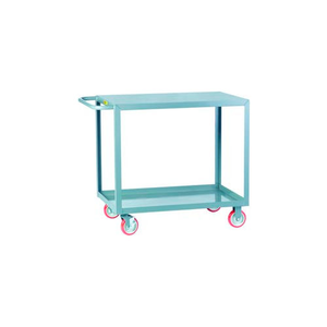 Welded Service Cart w/2 Shelves 1200 lb Capacity 48"L x 30"W x 35"H Gray Little Giant LG-3048-BRK