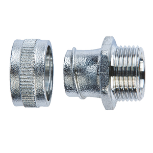 1 1/4" Trade SSU32-M32-M Conduit Fitting Fixed External Thread Stainless Steel Locknut