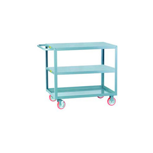 Welded Service Cart w/3 Shelves 1200 lb Capacity 24"L x 18"W x 35"H Gray Little Giant 3LG-1824-BRK