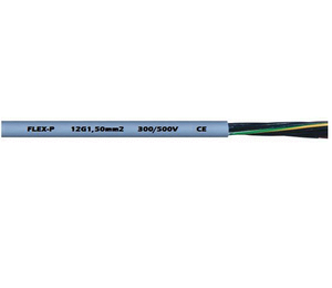 8 AWG 5 Cores 80/26 Stranded FLEX-P BC PUR Jacket Power And Control Cable 1600805