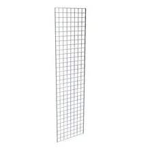 2'W x 8'H Grid Panels - Chrome Econoco P3GW28 (Pack of 3)