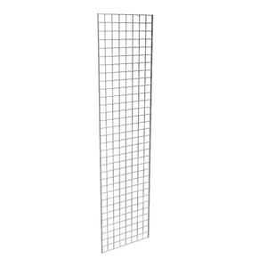 2'W x 8'H Grid Panels - Chrome Econoco P3GW28 (Pack of 3)