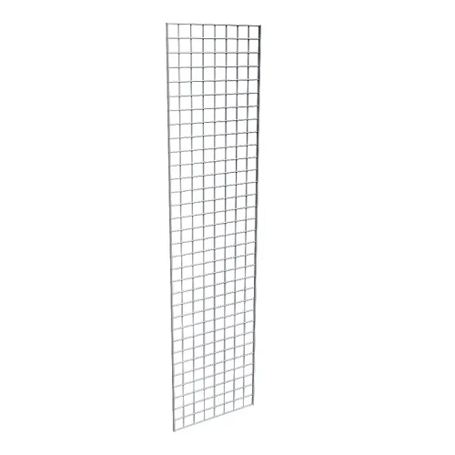 2'W x 8'H Grid Panels - Chrome Econoco P3GW28 (Pack of 3)