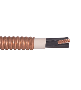 350 MCM 1C VitaLink MC 2-Hour Annealed Copper Armour Continously Welded Fire Rated 600V Security Cable 26-VM01350-500