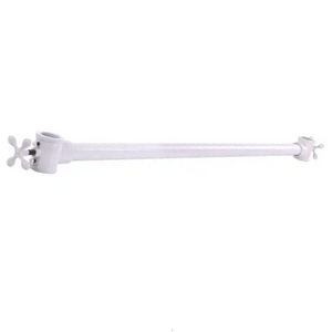 Pipeline Add-on Hangbar For Ballet Racks Gloss White Econoco PSAOHWH