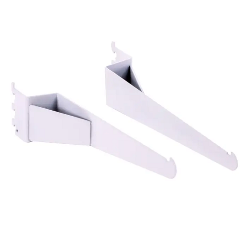 Pipeline Set of Shelf Brackets Econoco PSORKBWH (Pack of 2)