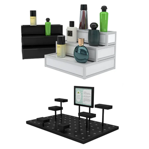 Stackable Display Riser Platforms and Modular Multi-Level Display Riser Kits