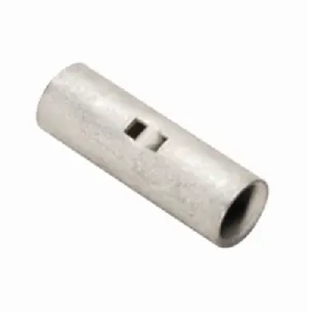 Burndy YSV6CL 6 AWG 5/8' Strip Uninsulated Compression Butt Splice Standard Barrel Copper Terminal Lug