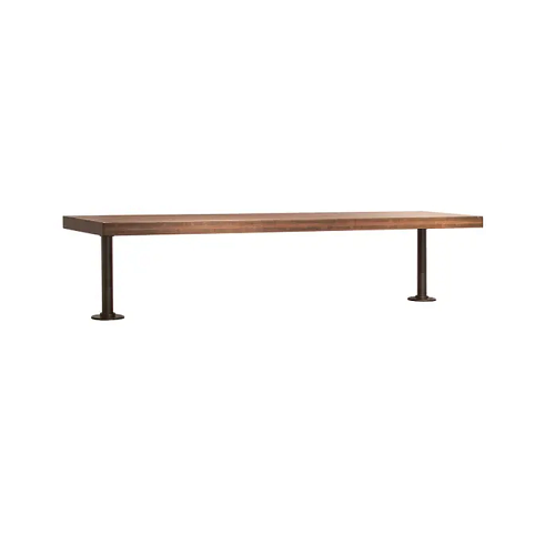 Pipeline Nesting Table Topper - Frame Dark Brown Top Econoco PSNTTOPSET