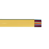 12 AWG 8 Cores 65/30 Stranded Flat Festoon Flexible Bare Copper UL/CSA PVC Yellow Cable 7021208