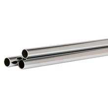 Display Hangrail, 8' Length Round Tubing with 1" Diameter Econoco RU8 (Pack of 5)