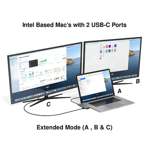 5 Ports Multimedia Hub USB-C Adapter Dual HDMI with Power Delivery 3.0 X40225