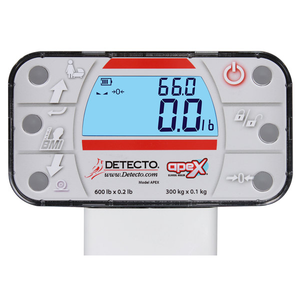 Digital Scales with Sonar Height Rods Detecto APEX-SH