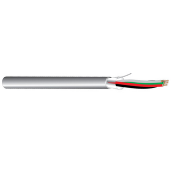 West Penn 3244 18 AWG 4C 7x26 Stranded BC Shielded Aluminum Foil TC CMR PVC Low Voltage Audio Communication Cable