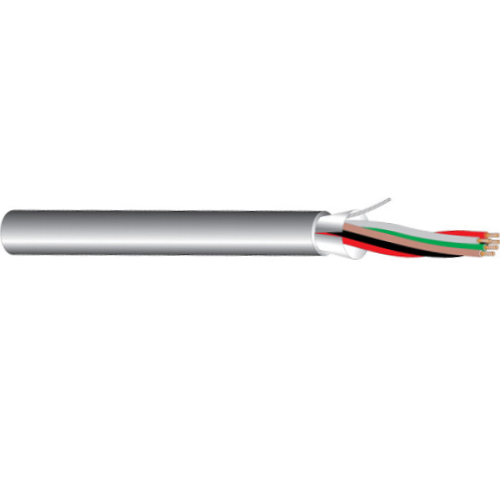 West Penn 3241 22 AWG 4C 7x30 Stranded BC Shielded Aluminum Foil TC CMR PVC Low Voltage Audio Communication Cable